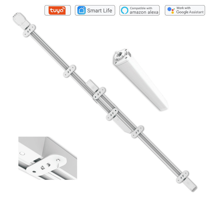 Alexa Aluminium Ceiling Curtain Track 3.0m Extendable Curtain Rail
